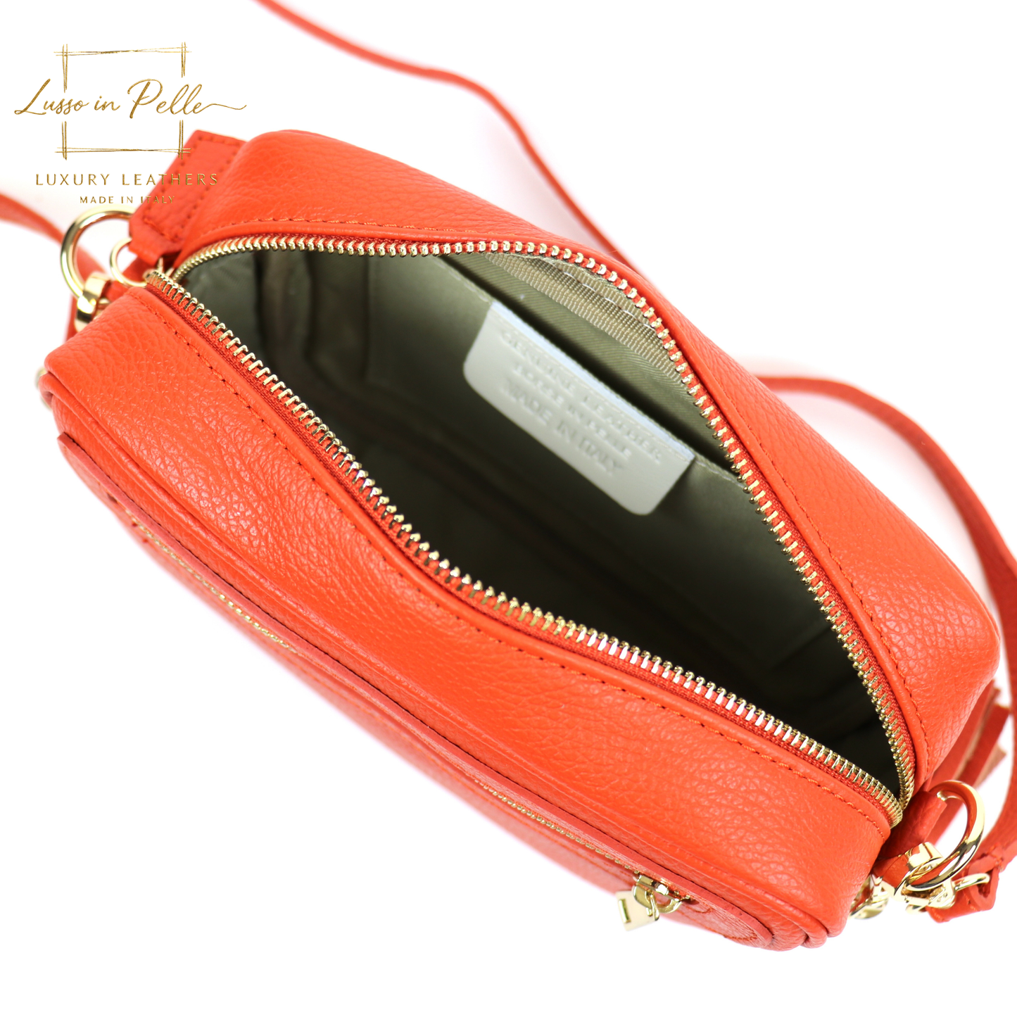 Sierra Genuine Italian Pebbled Leather Box Bag