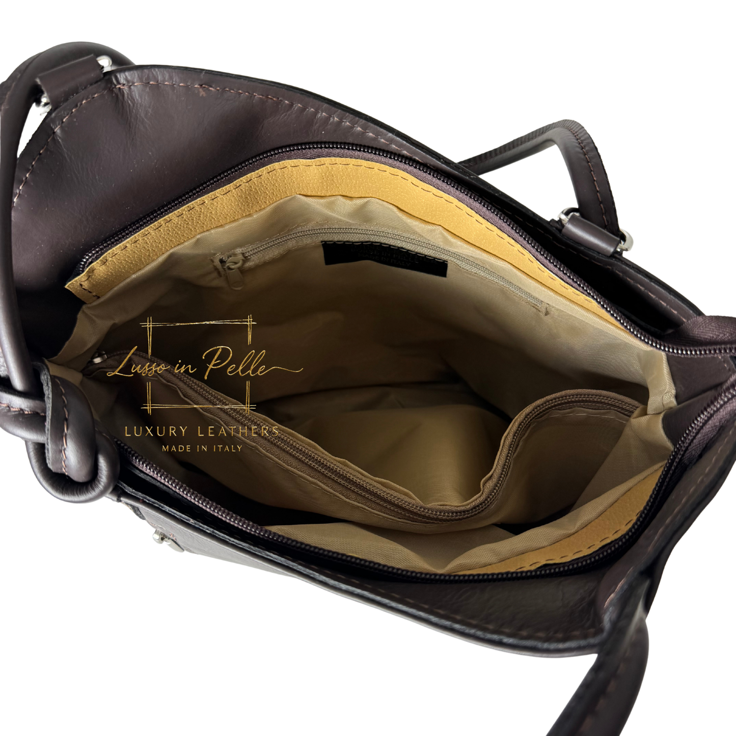 Convertible Leather Shoulder Bag & Backpack