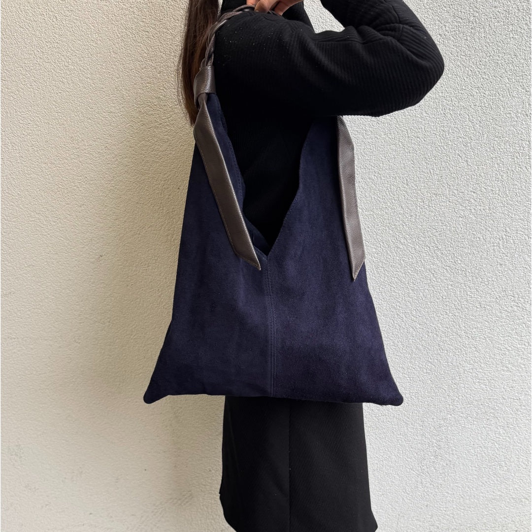 Suede Hobo Bag - Lussoinpelle Tote bags