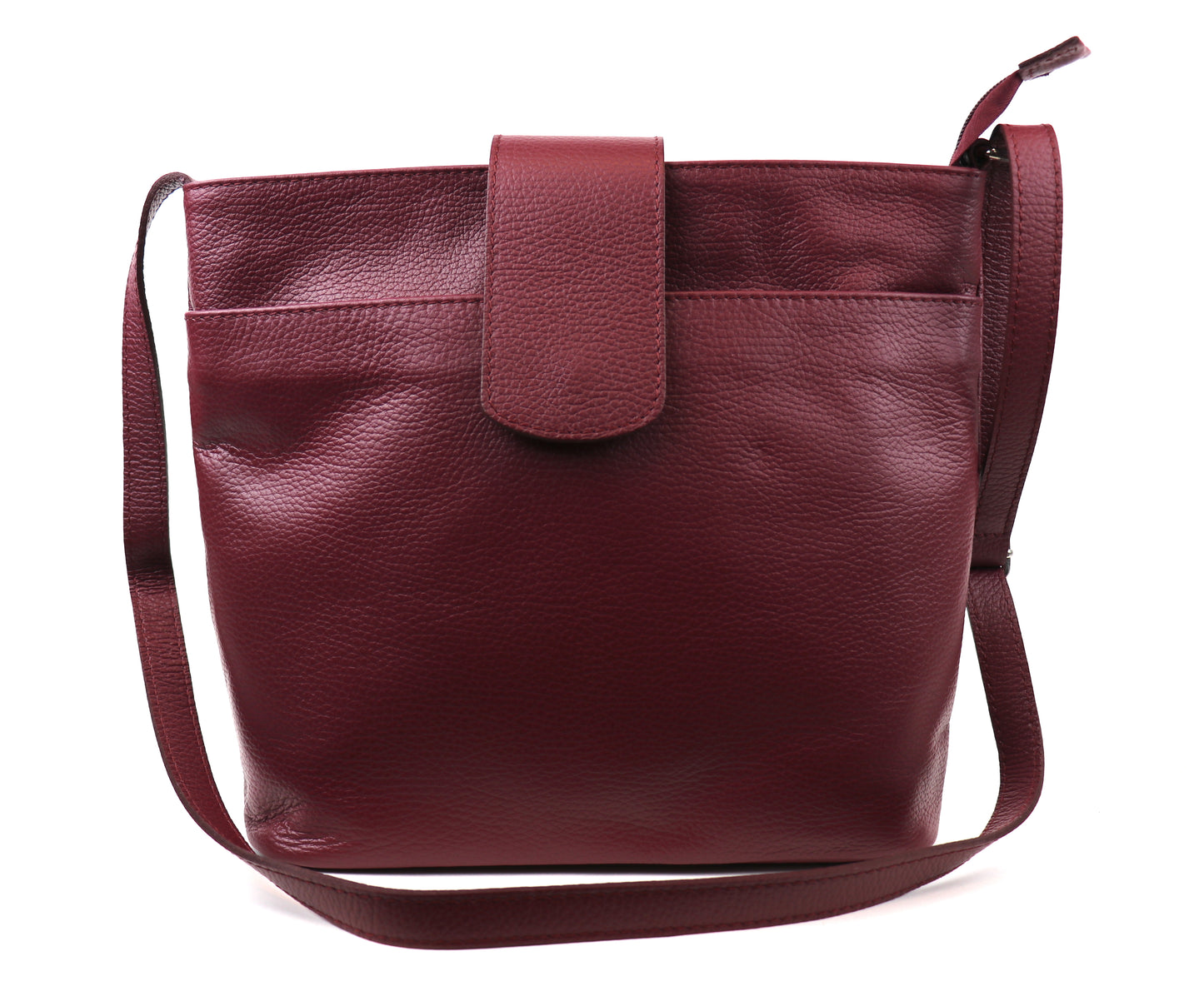 Italian Leather Shoulder/Crossbody Bag with Adjustable Straps