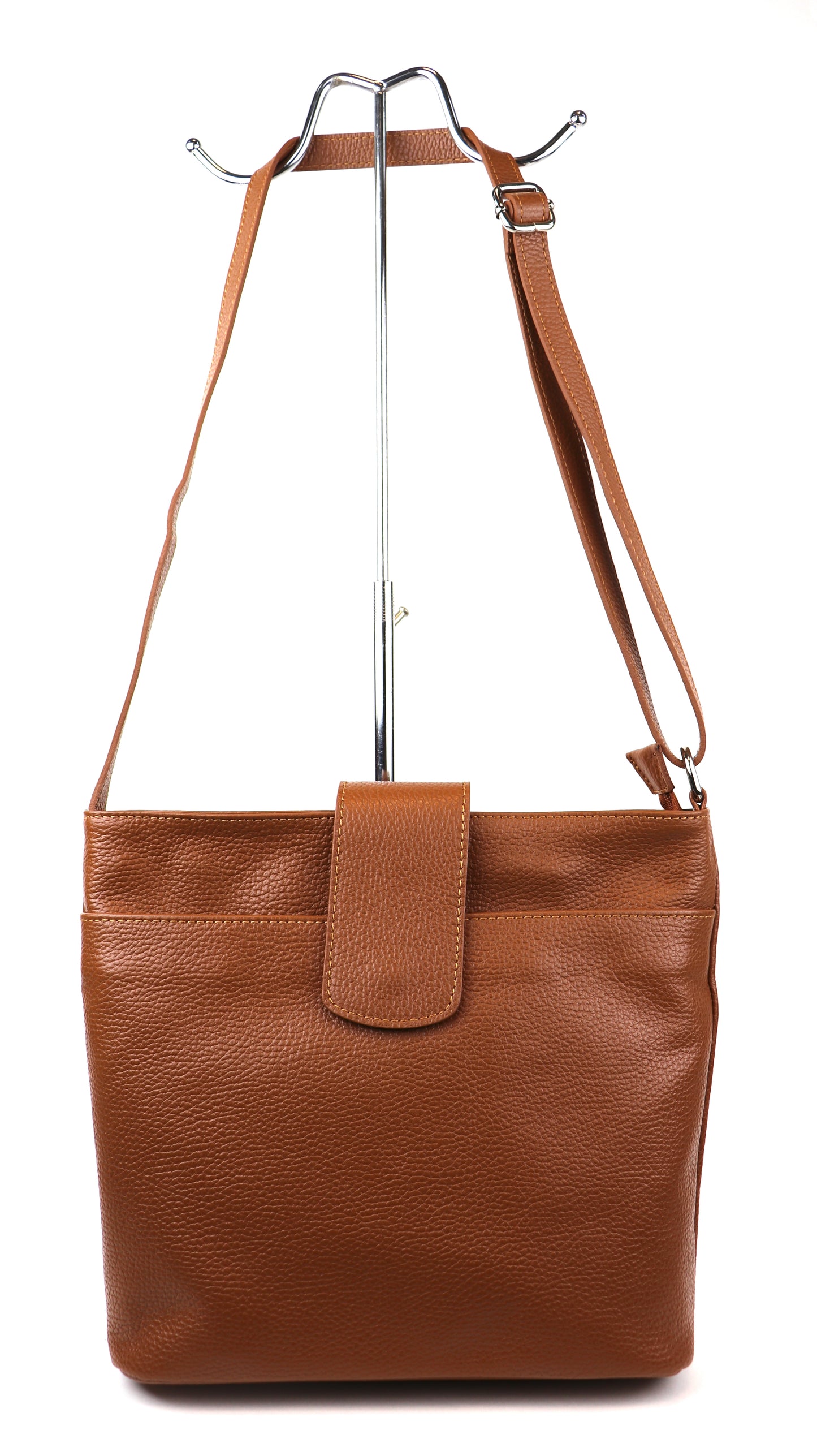 Italian Leather Shoulder/Crossbody Bag with Adjustable Straps