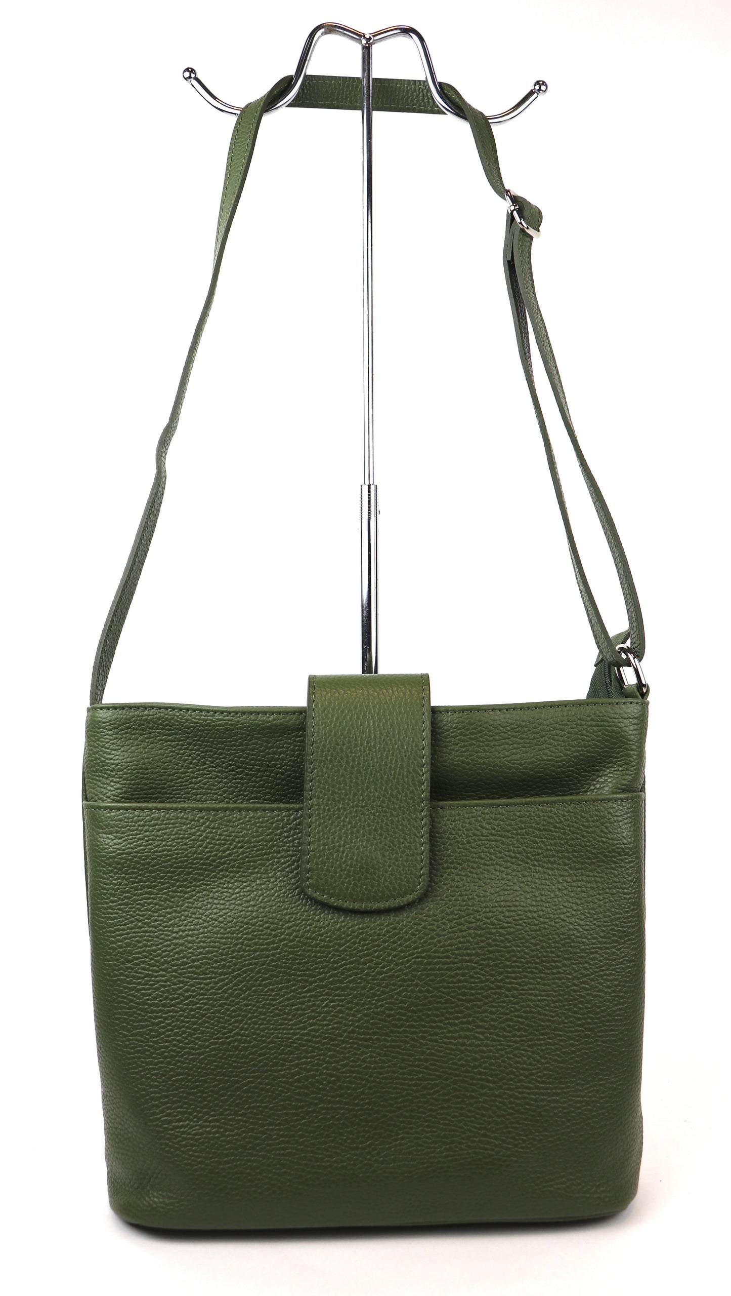 Italian Leather Shoulder/Crossbody Bag with Adjustable Straps