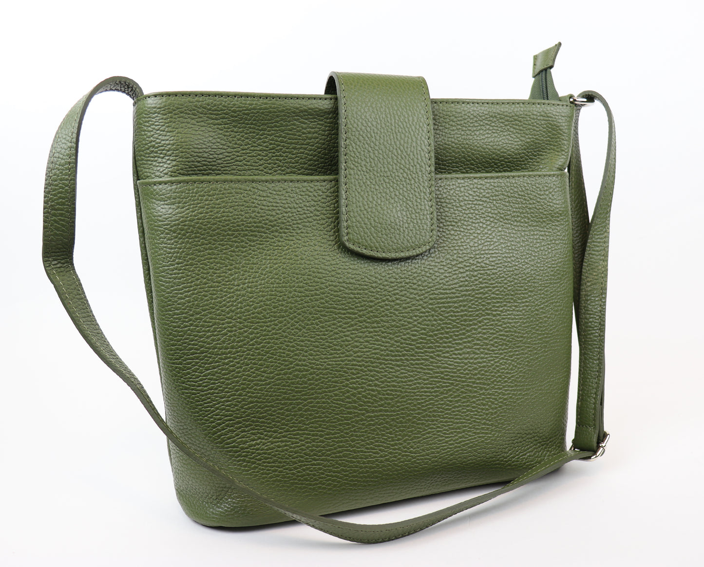 Italian Leather Shoulder/Crossbody Bag with Adjustable Straps