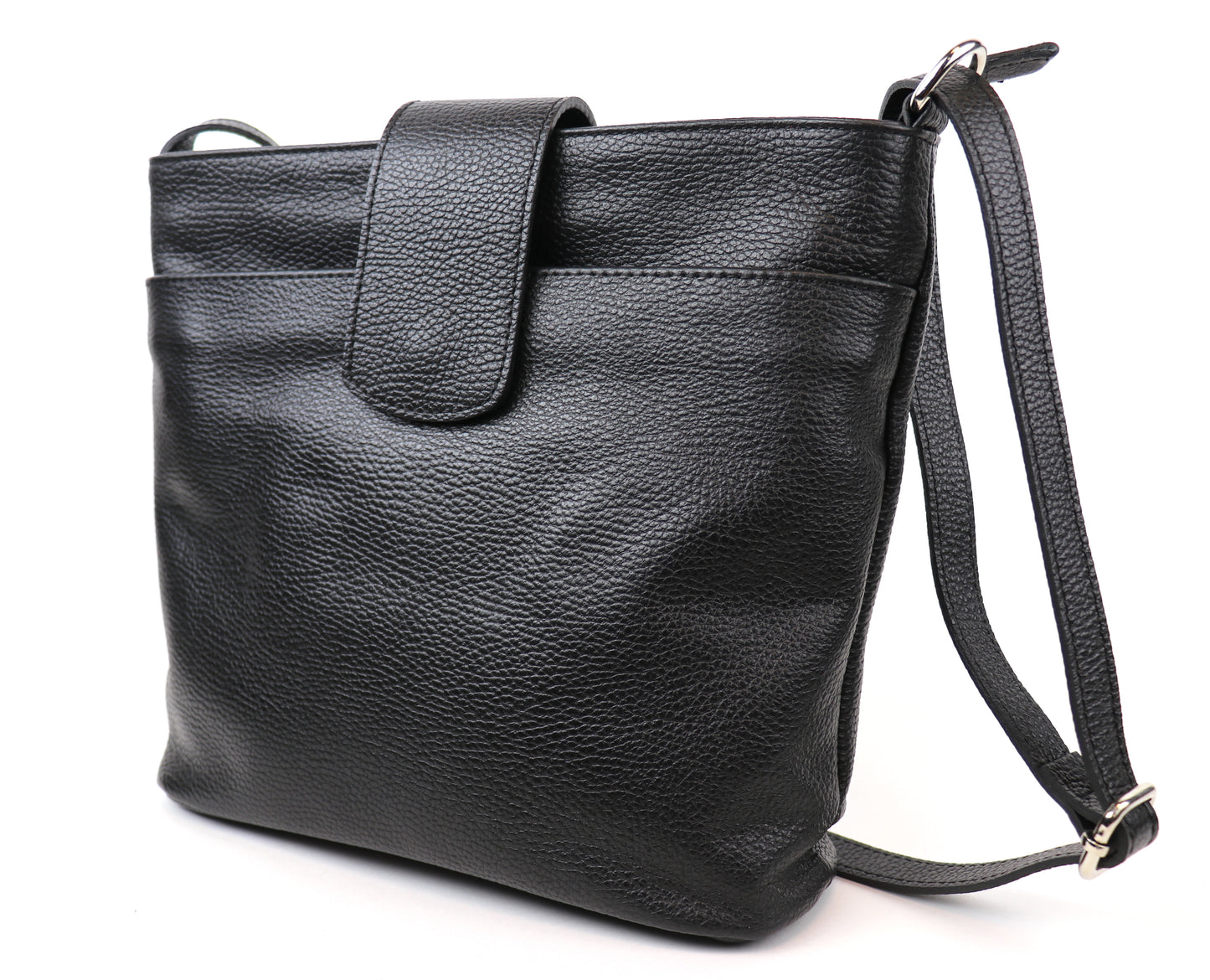 Italian Leather Shoulder/Crossbody Bag with Adjustable Straps