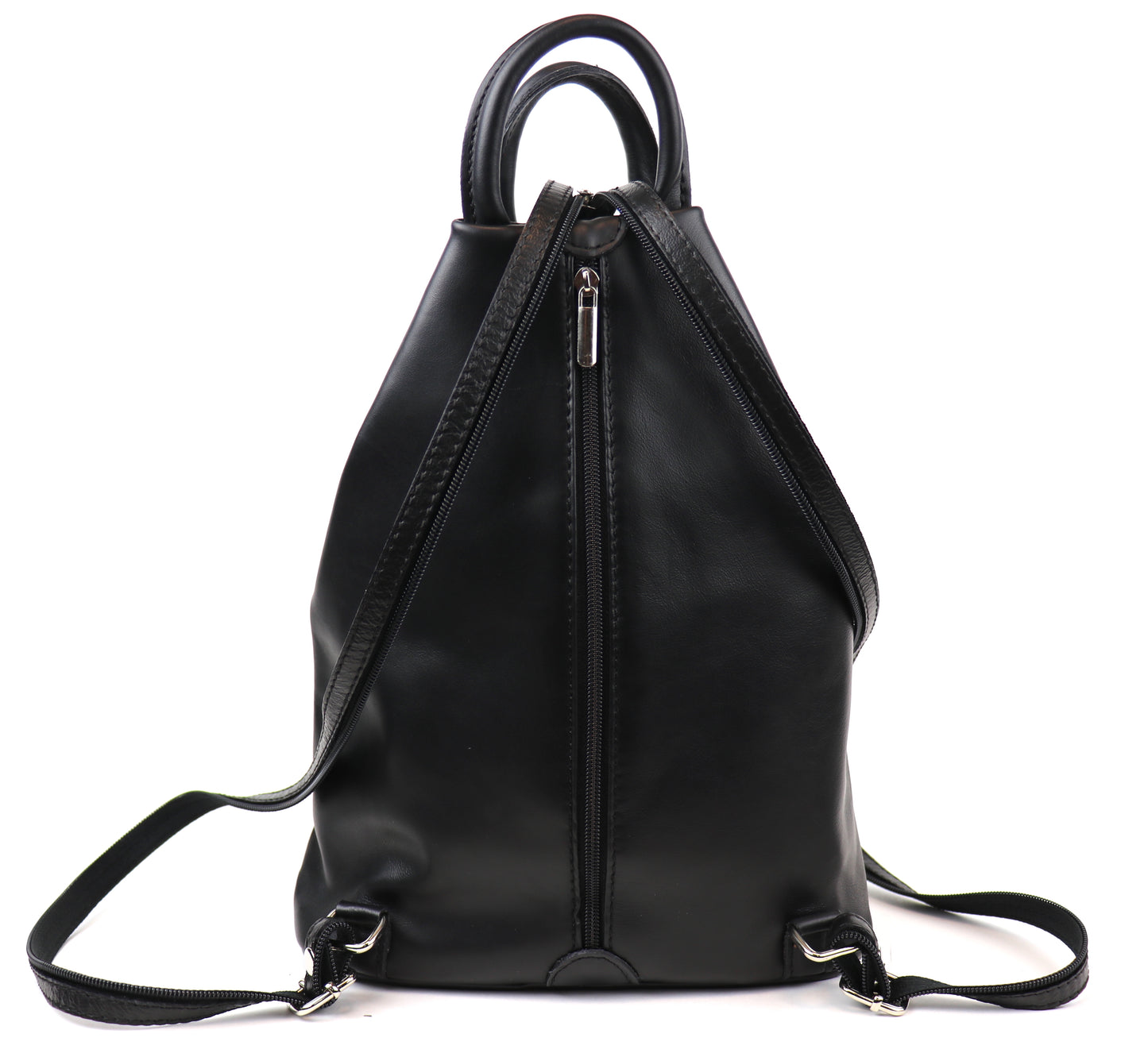 Vera Pelle Handmade Soft Leather Backpack Single Tone - Lussoinpelle Nude Pink Bakcpack