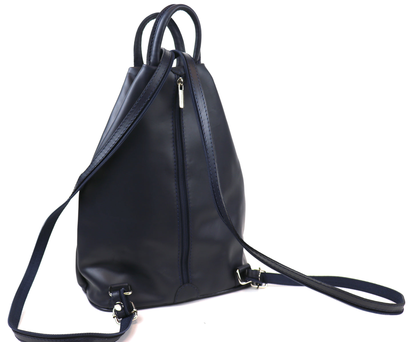 Vera Pelle Handmade Soft Leather Backpack Single Tone - Lussoinpelle Nude Pink Bakcpack