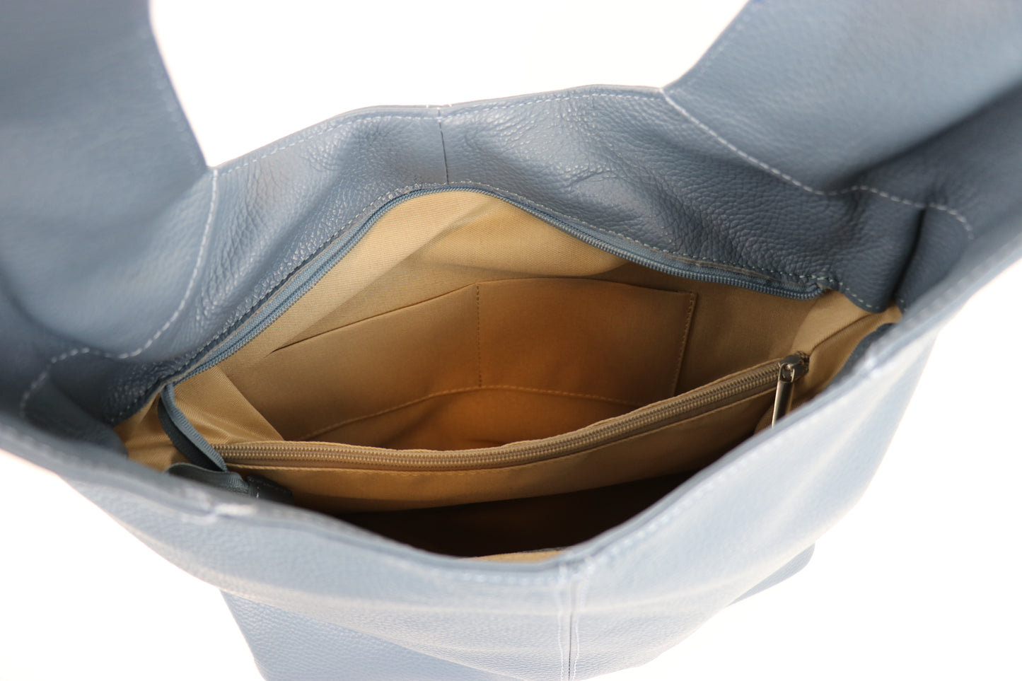 Cali Genuine Leather Hobo Bag Everyday Practical Leather Tote Bag - Lussoinpelle Black Tote bags