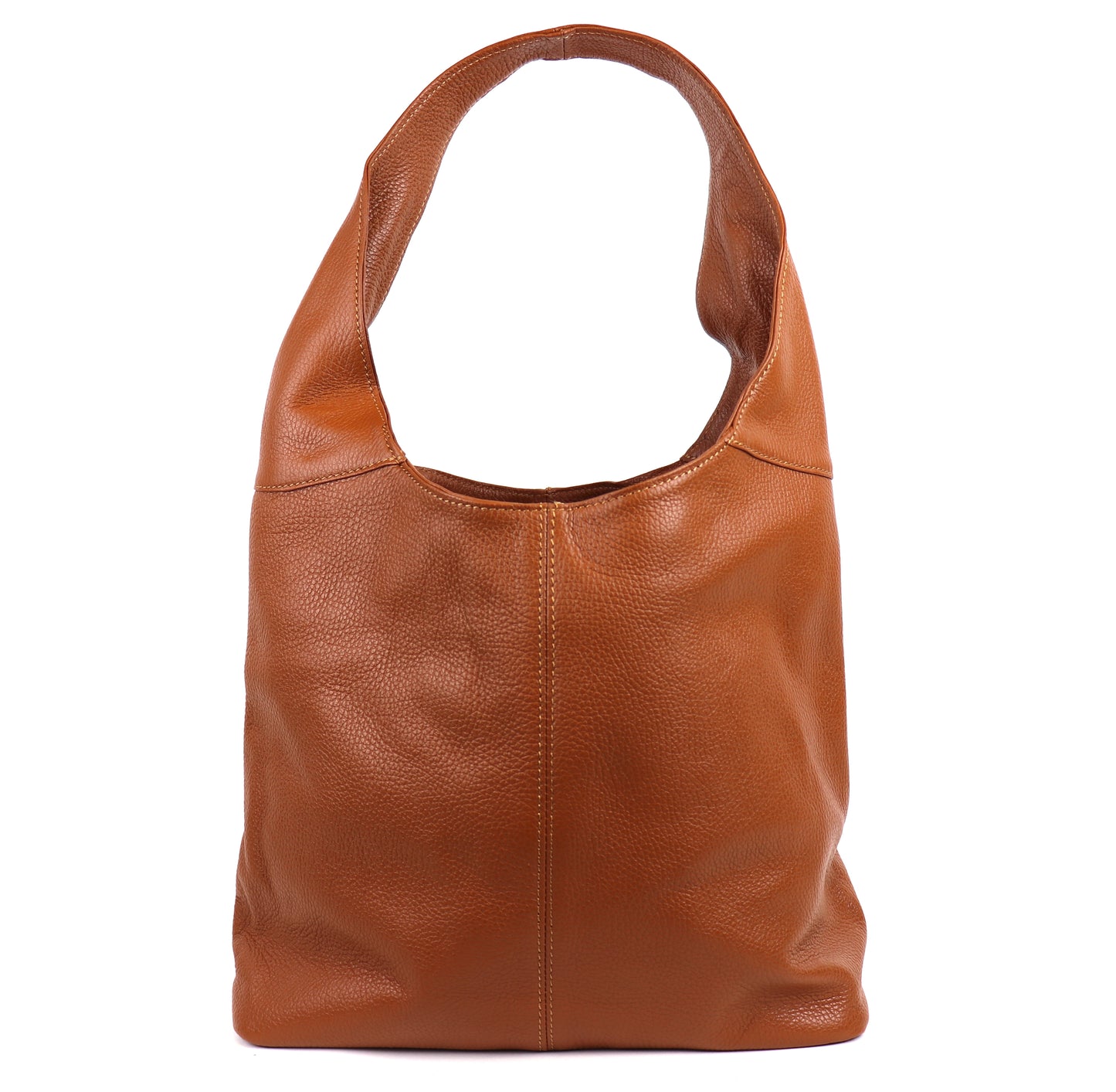Cali Genuine Leather Hobo Bag Everyday Practical Leather Tote Bag - Lussoinpelle Black Tote bags