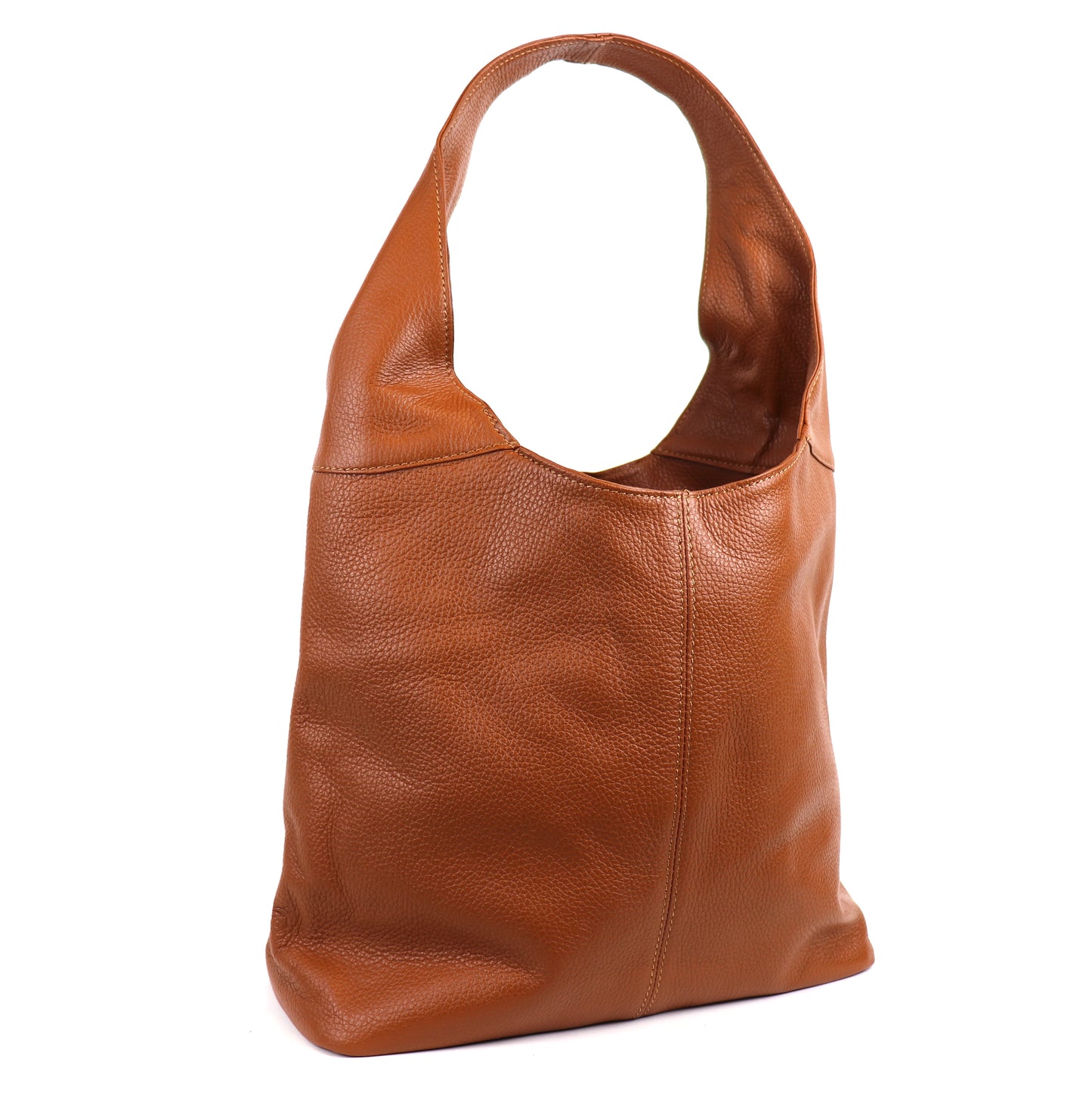Cali Genuine Leather Hobo Bag Everyday Practical Leather Tote Bag - Lussoinpelle Tan Tote bags