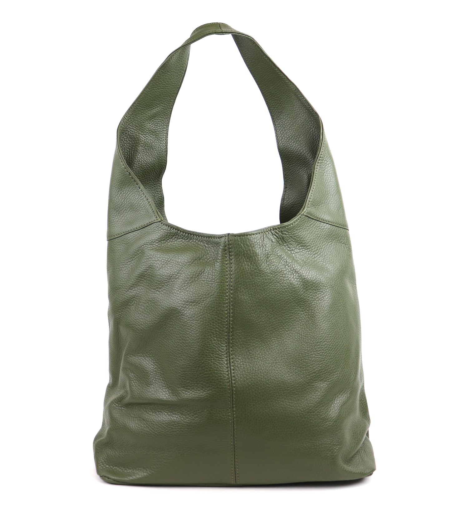 Cali Genuine Leather Hobo Bag Everyday Practical Leather Tote Bag - Lussoinpelle Black Tote bags