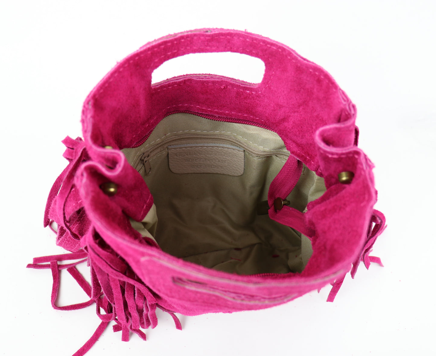 Suede Boho Tassel Crossbody Bag with Adjustable Detachable Straps