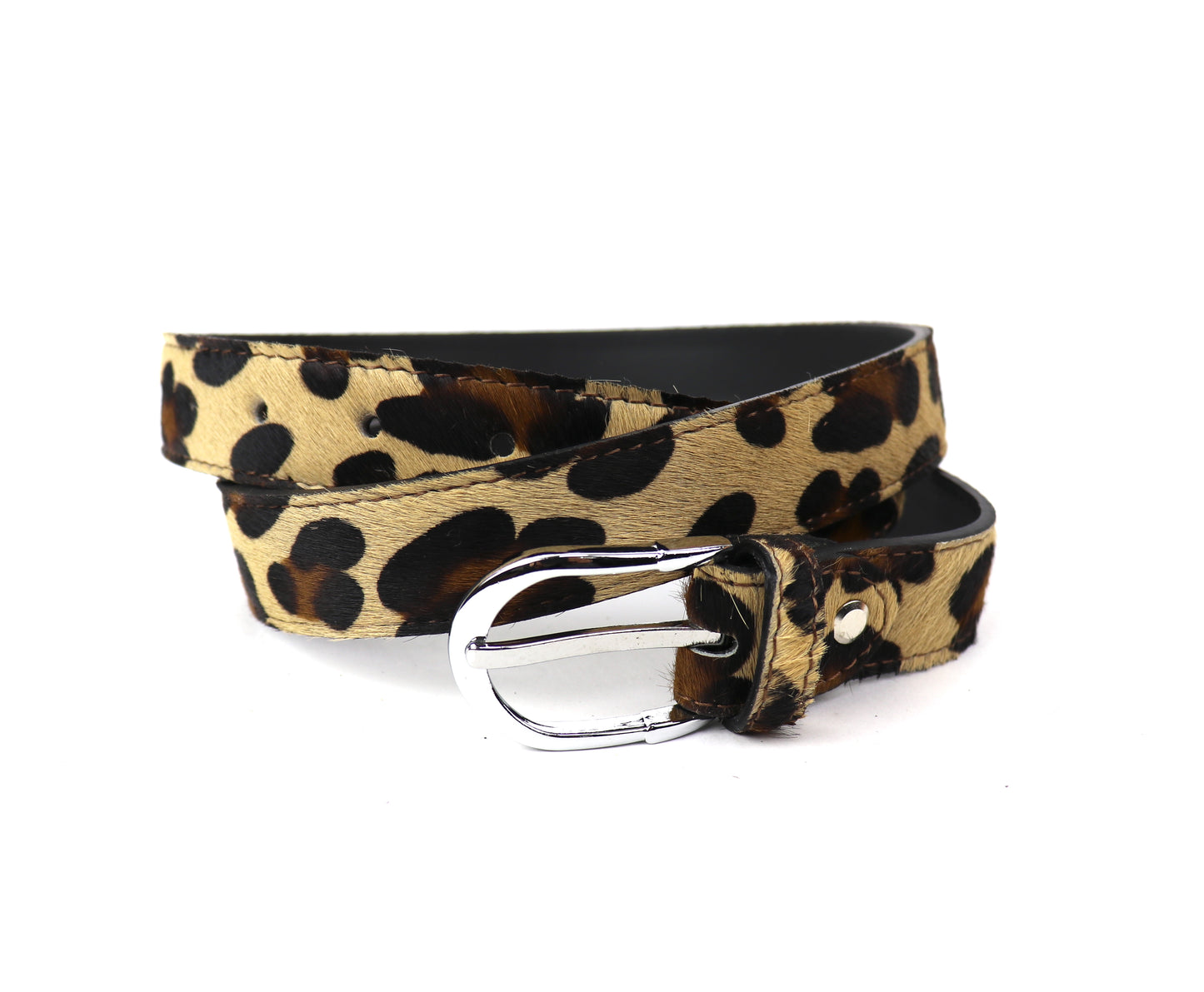 Animal Print Leather Belt – Small Leopard, Large Leopard, and Pony Prints