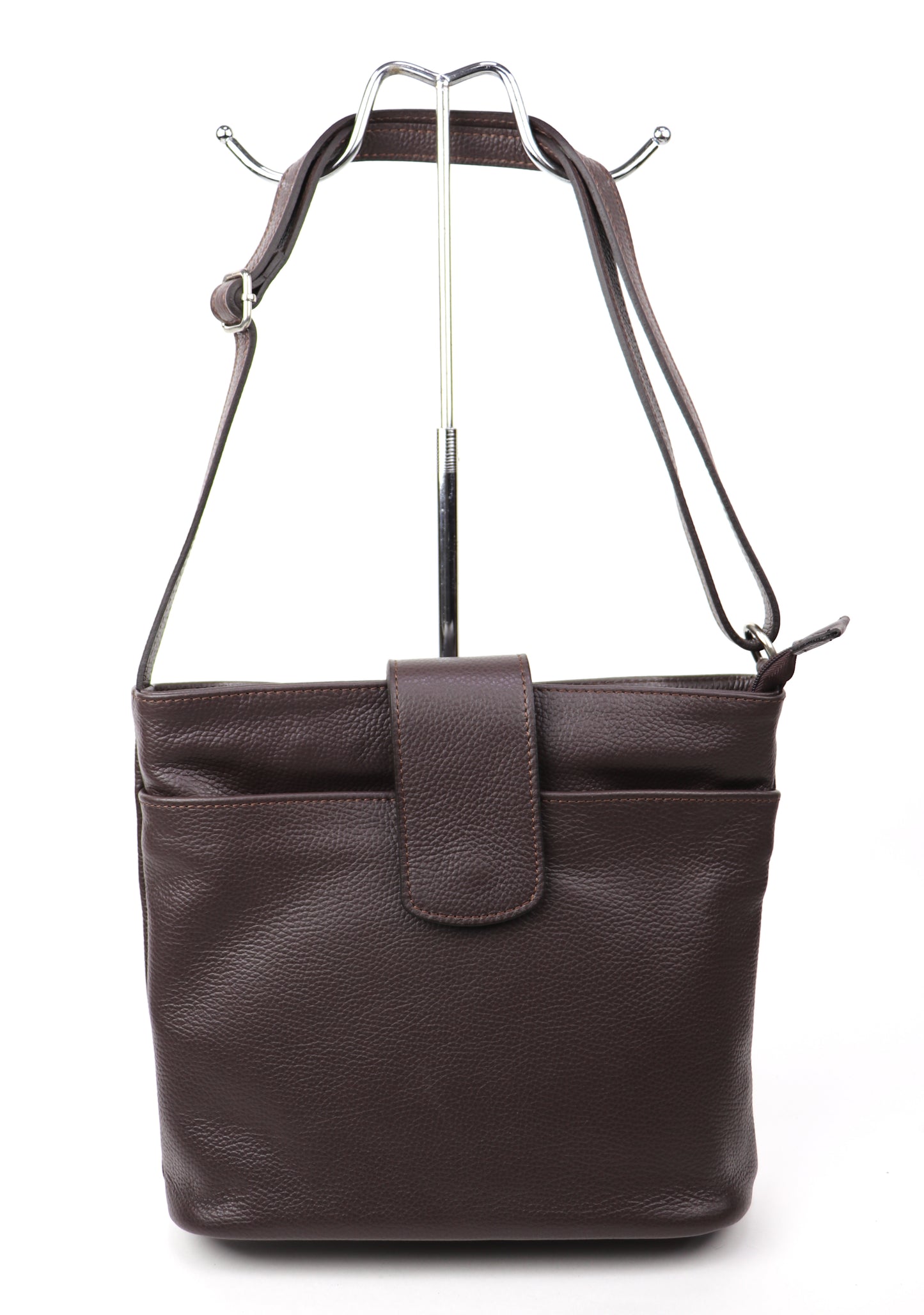 Italian Leather Shoulder/Crossbody Bag with Adjustable Straps