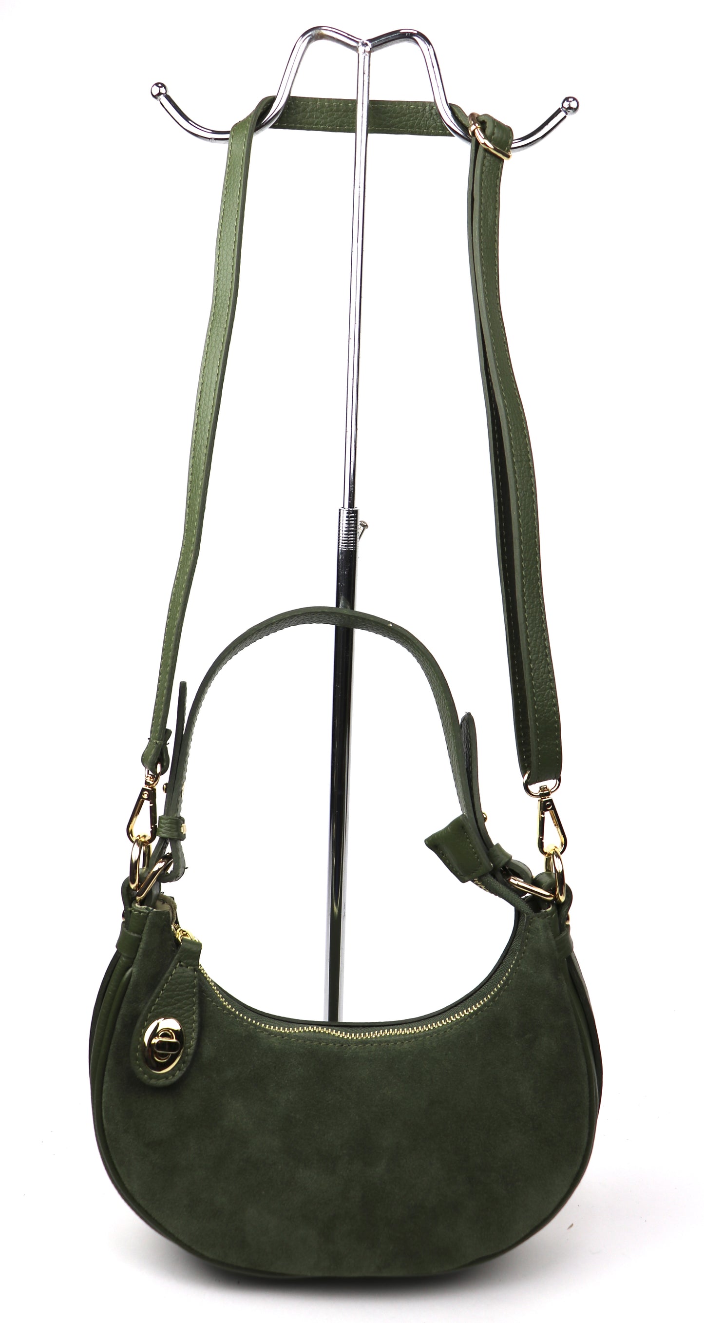 Small Half Moon Shoulder/ Crossbody Bag
