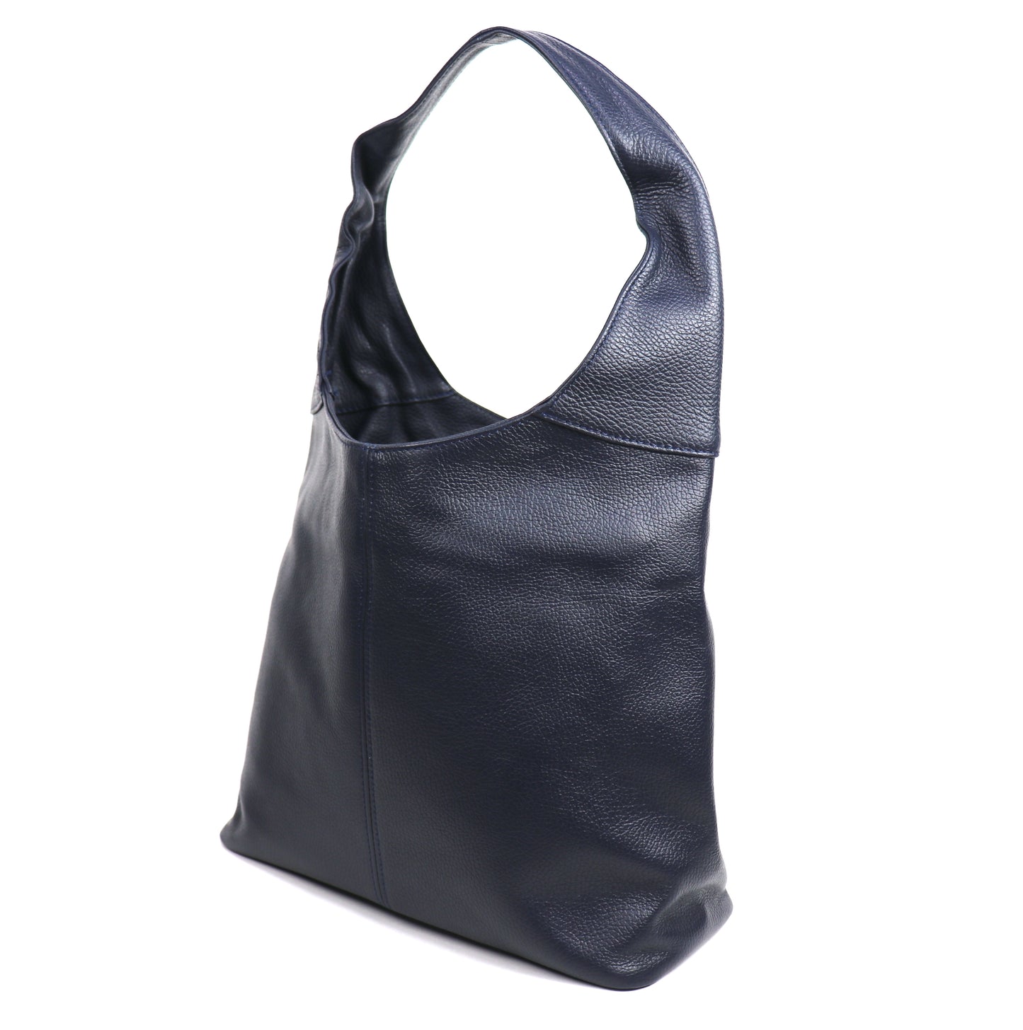 Cali Genuine Leather Hobo Bag Everyday Practical Leather Tote Bag - Lussoinpelle Black Tote bags