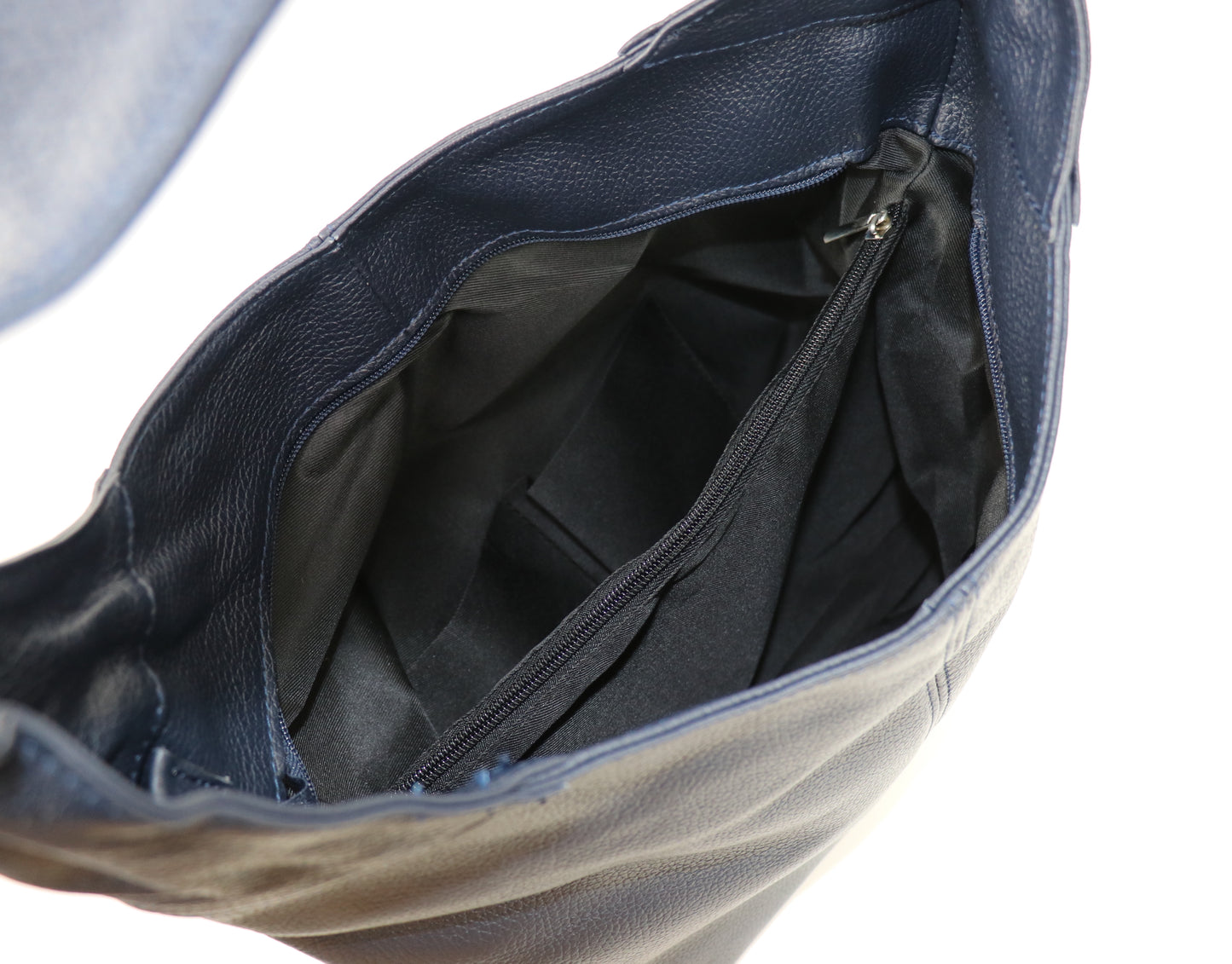 Cali Genuine Leather Hobo Bag Everyday Practical Leather Tote Bag - Lussoinpelle Black Tote bags