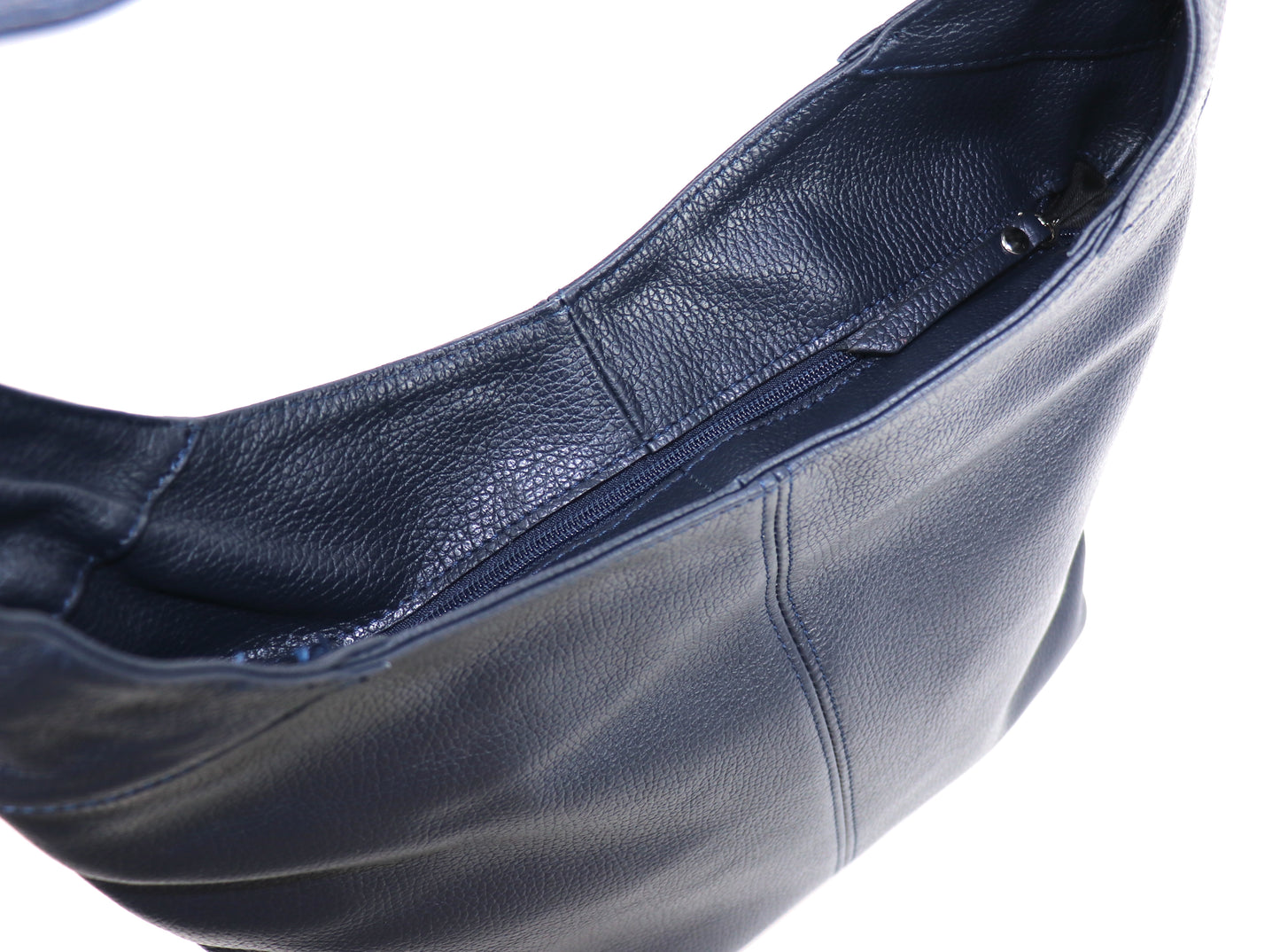 Cali Genuine Leather Hobo Bag Everyday Practical Leather Tote Bag - Lussoinpelle Black Tote bags