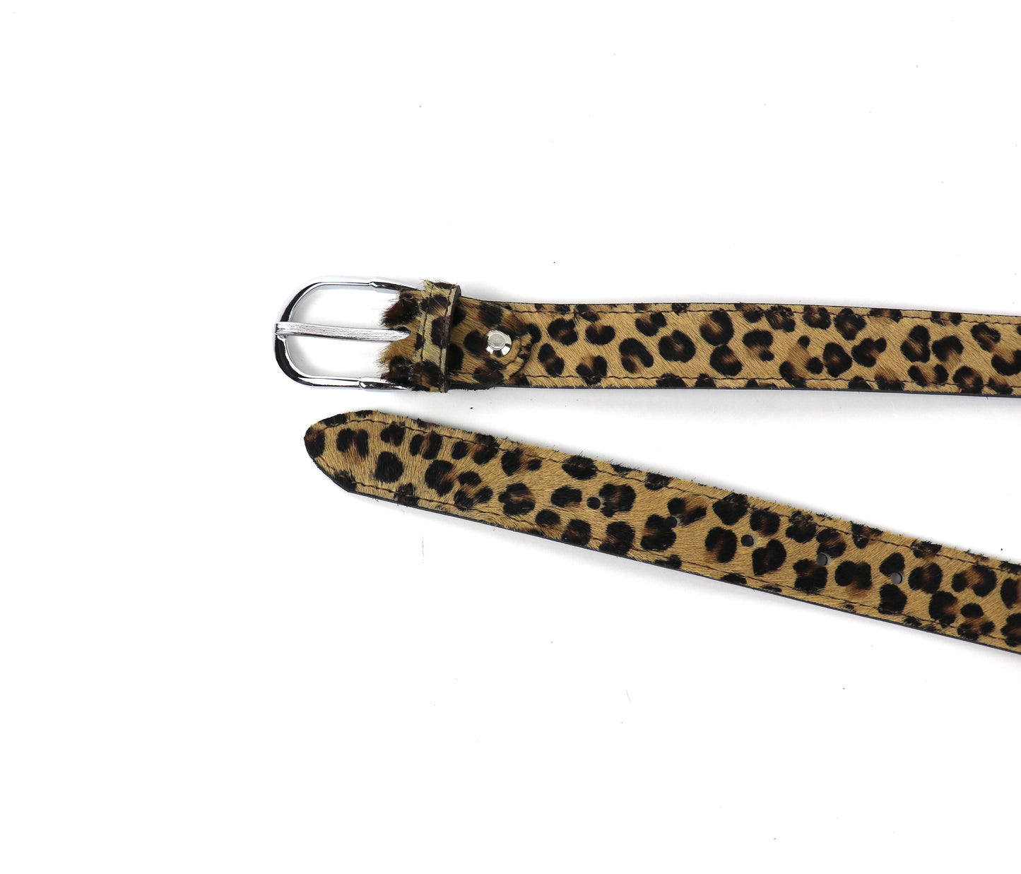 Animal Print Leather Belt – Small Leopard, Large Leopard, and Pony Prints