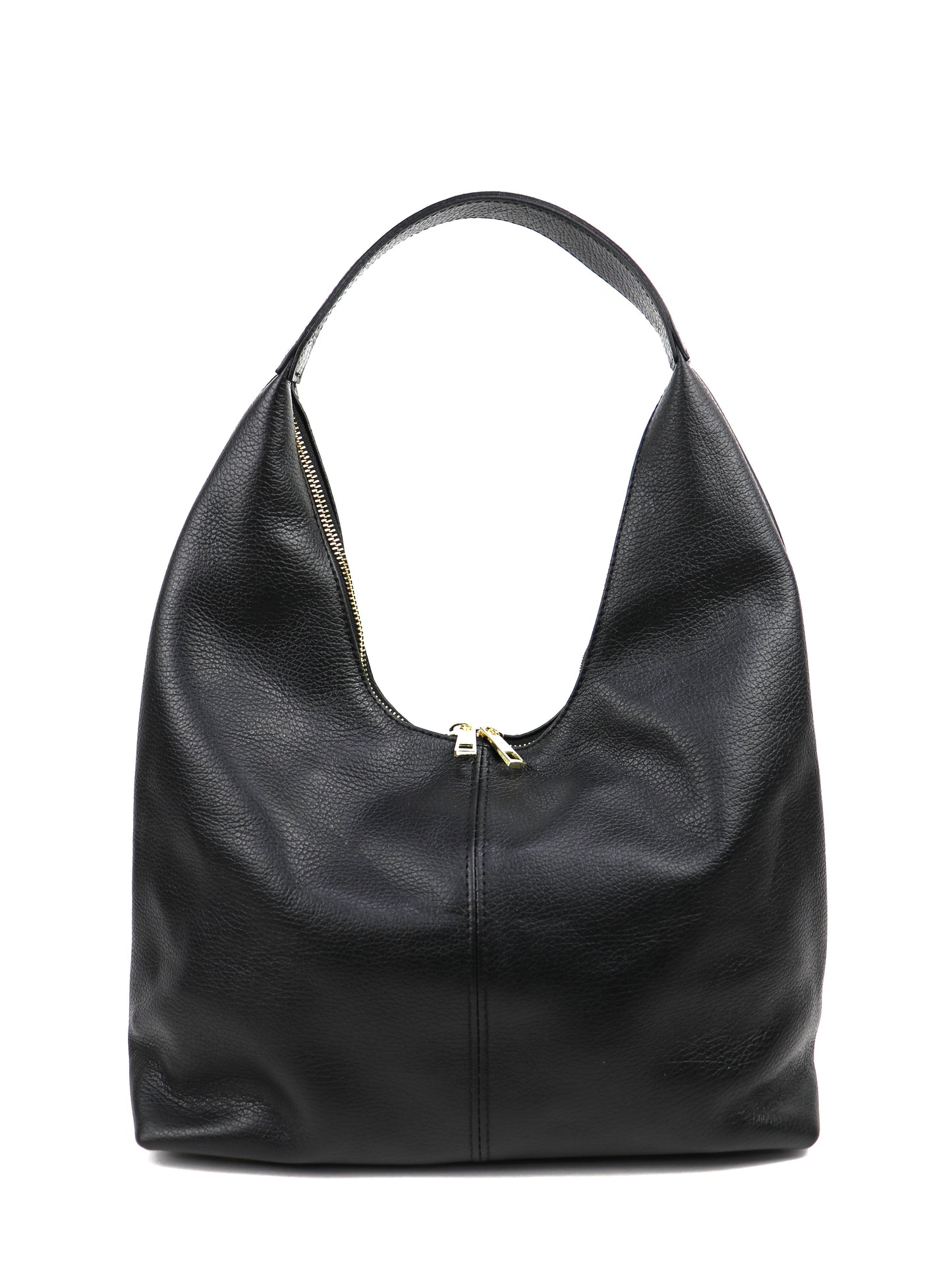Structured Shoulder Bag BLACK / TAN