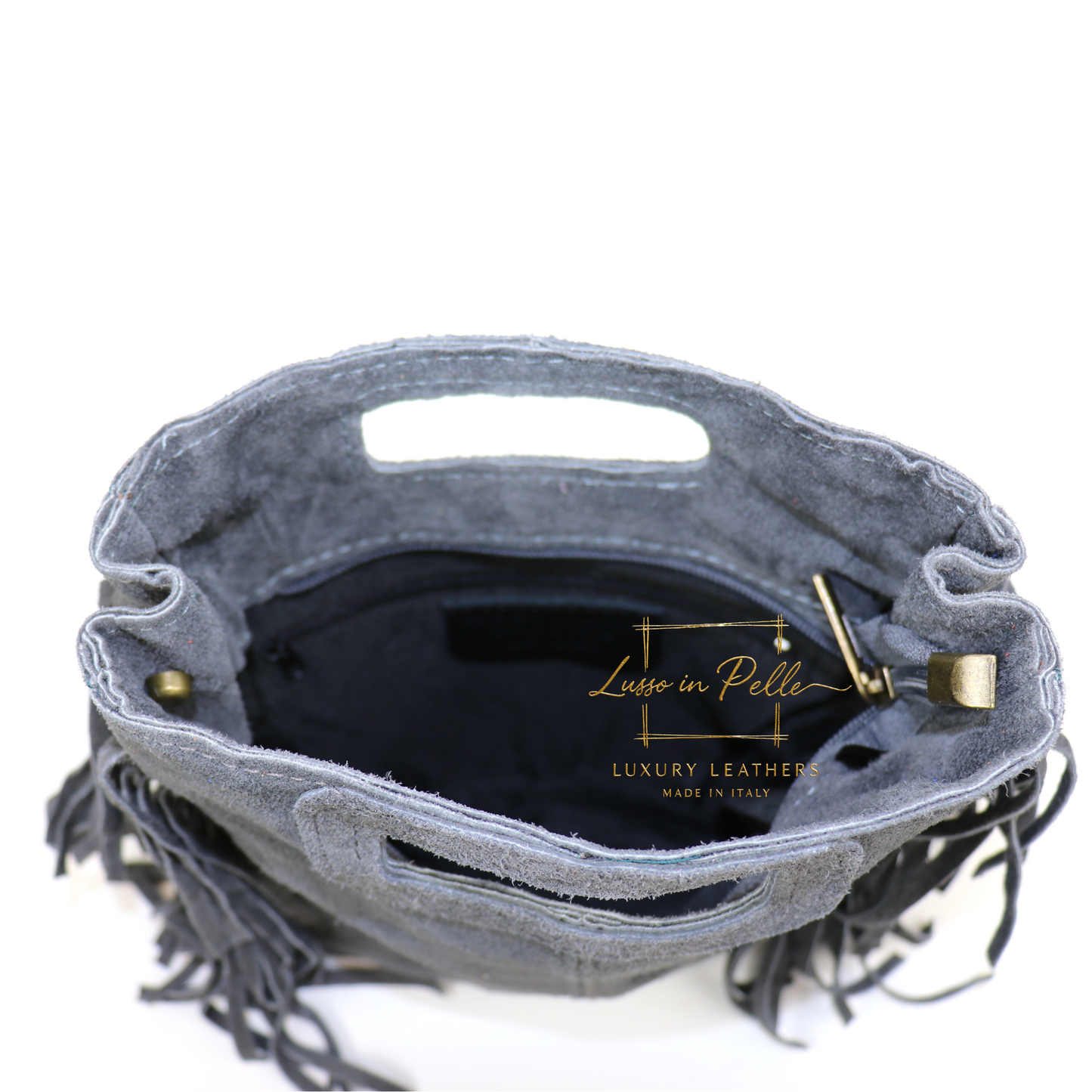 Suede Boho Tassel Crossbody Bag with Adjustable Detachable Straps