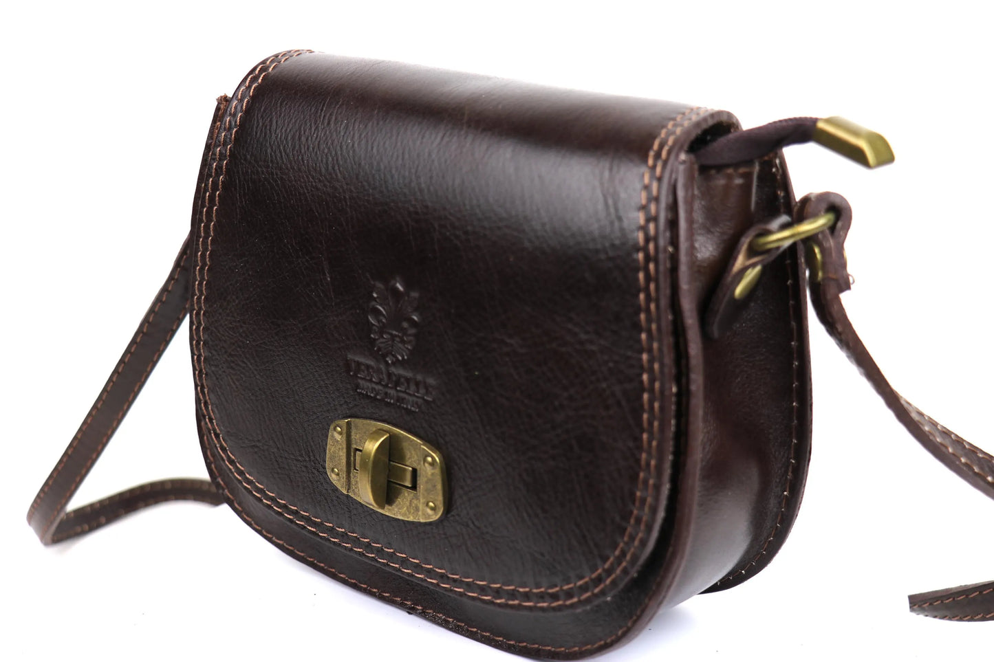 Cora Vintage Small Leather Crossbody Bag