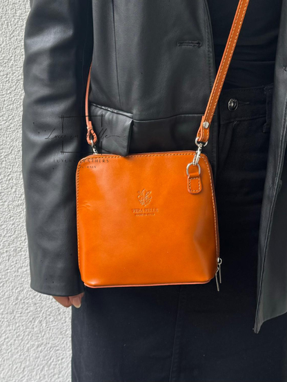 Ella Small Leather Crossbody Bag - Elegant Women's Handbag