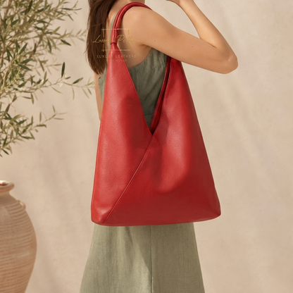 Genuine Leather Hobo Bag Everyday Practical Leather Tote Bag