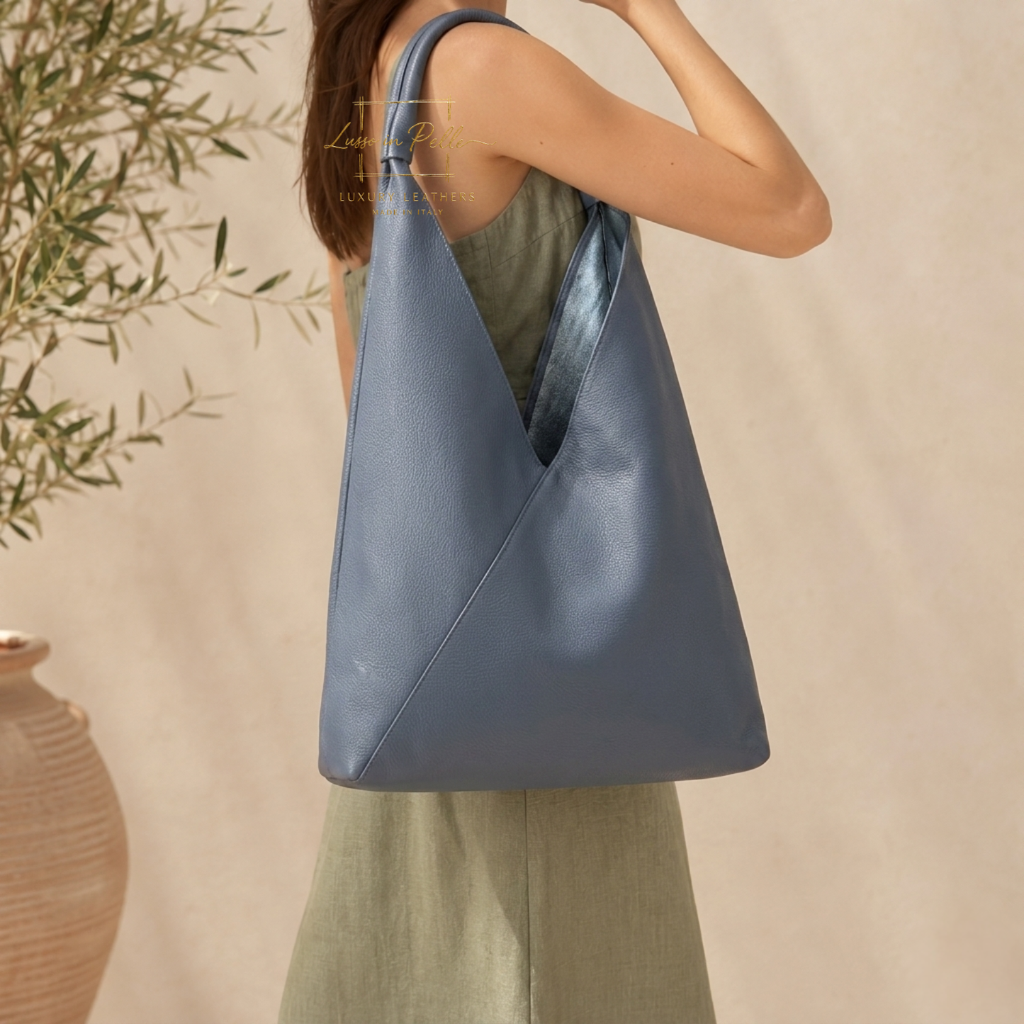 Genuine Leather Hobo Bag Everyday Practical Leather Tote Bag