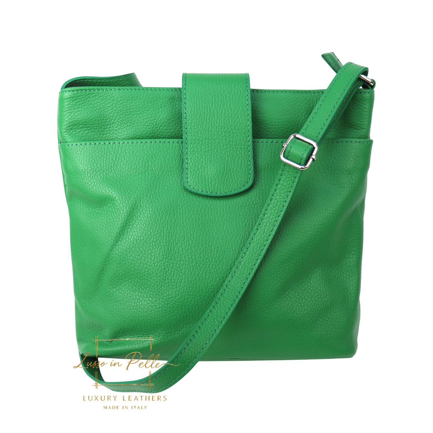 Italian Leather Shoulder/Crossbody Bag with Adjustable Straps