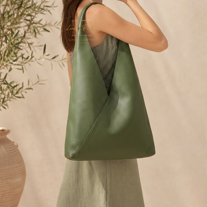 Genuine Leather Hobo Bag Everyday Practical Leather Tote Bag