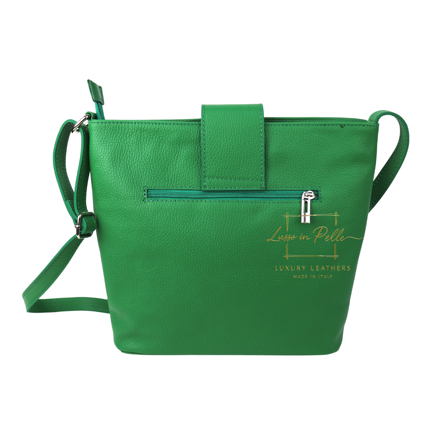 Italian Leather Shoulder/Crossbody Bag with Adjustable Straps
