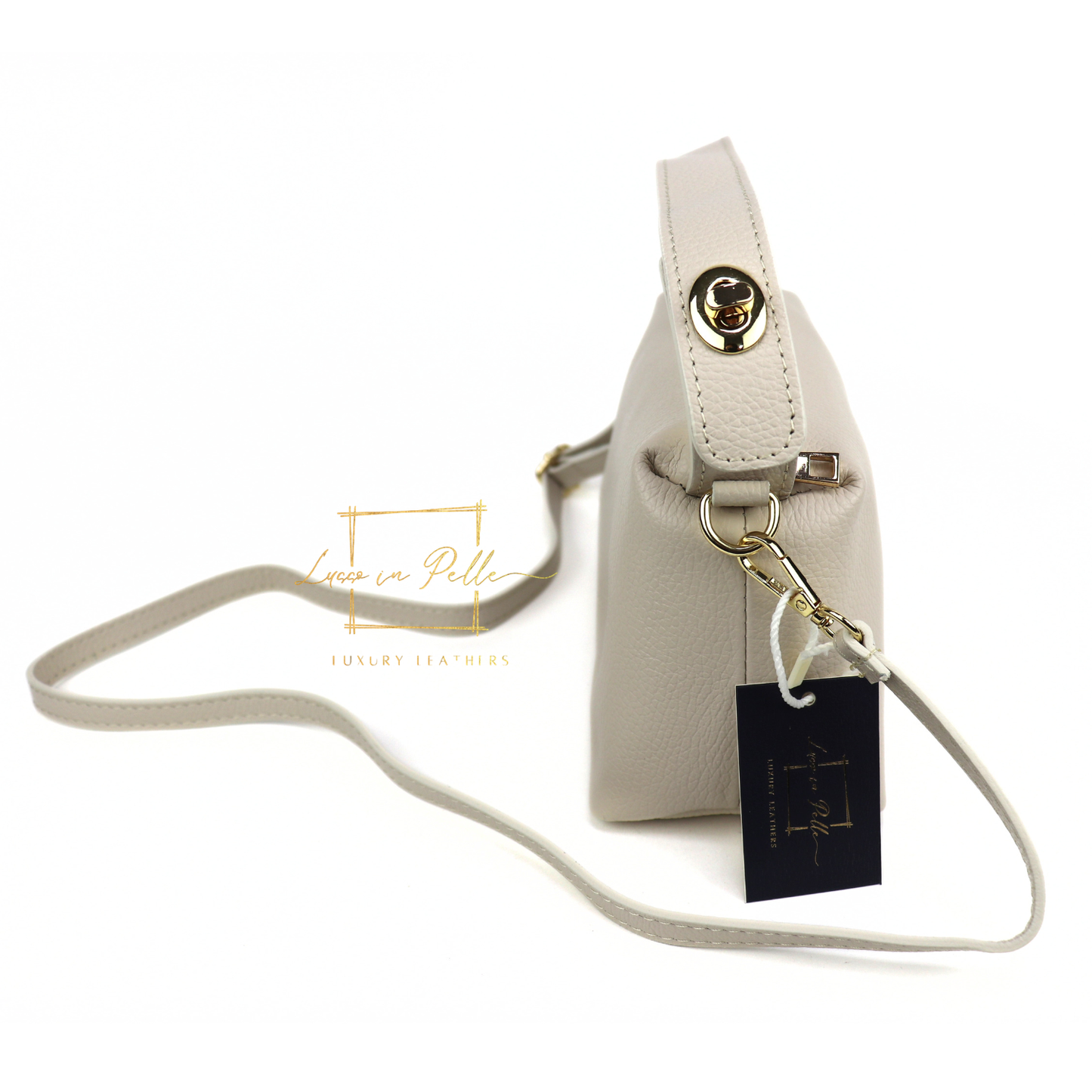 Top Handle Crossbody Leather Bad with Adjustable Detachable Straps