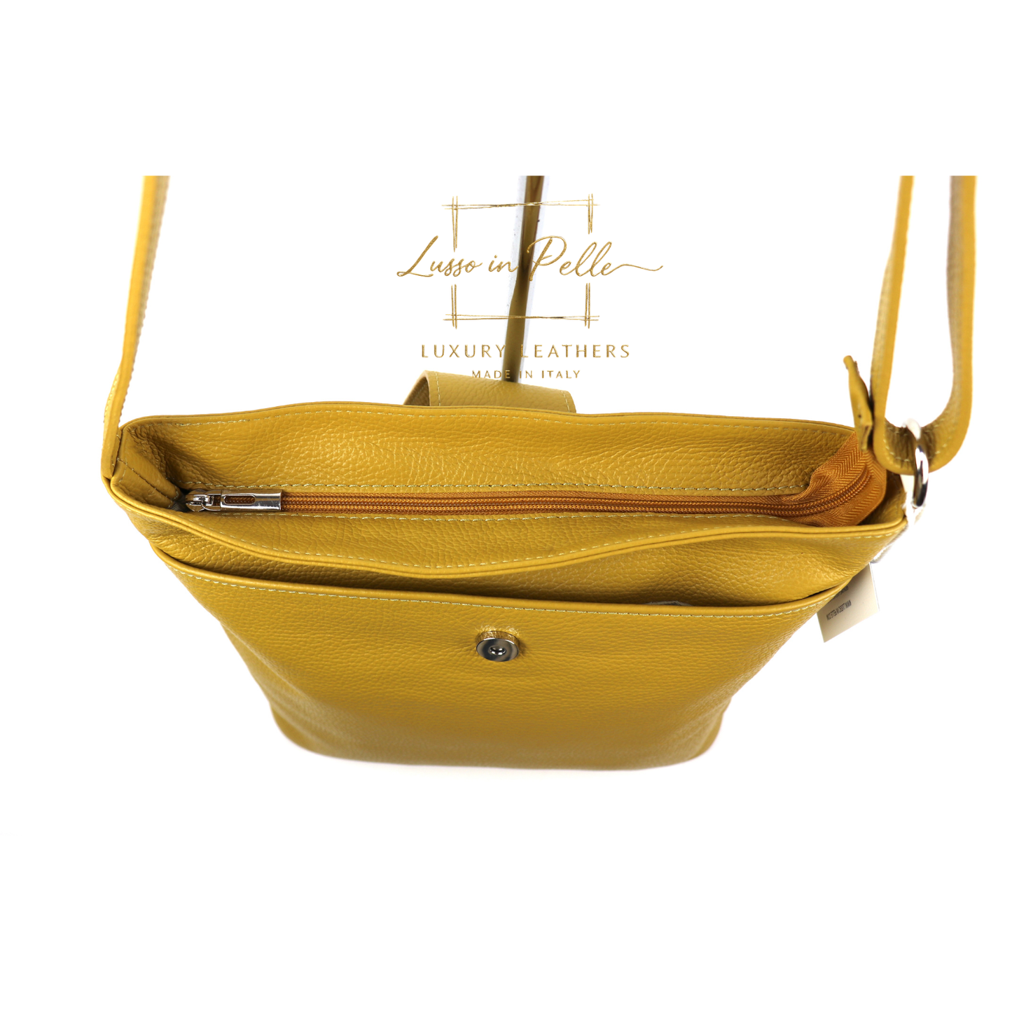 Italian Leather Shoulder/Crossbody Bag with Adjustable Straps