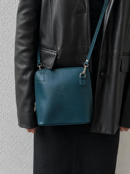 Ella Small Leather Crossbody Bag - Elegant Women's Handbag