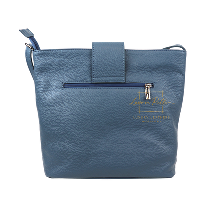 Italian Leather Shoulder/Crossbody Bag with Adjustable Straps