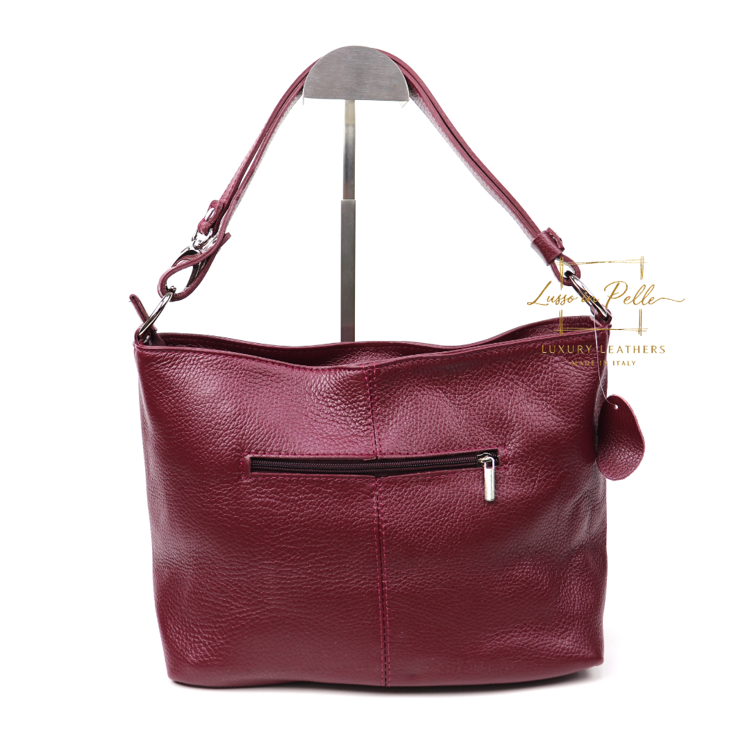 Luna Italian Leather Shoulder & Crossbody Bag