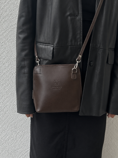 Ella Small Leather Crossbody Bag - Elegant Women's Handbag