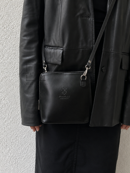Ella Small Leather Crossbody Bag - Elegant Women's Handbag