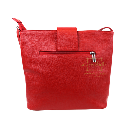 Italian Leather Shoulder/Crossbody Bag with Adjustable Straps