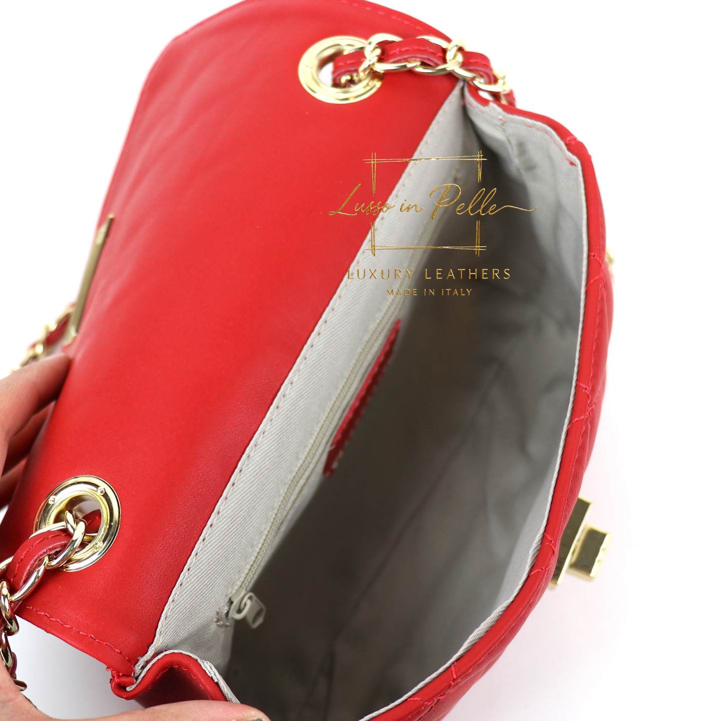 Small Quilted Italian Leather Handbag (Copy)