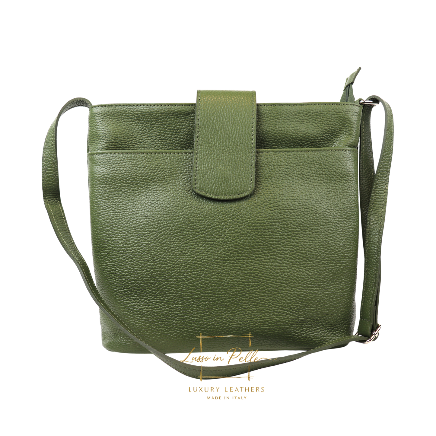 Italian Leather Shoulder/Crossbody Bag with Adjustable Straps