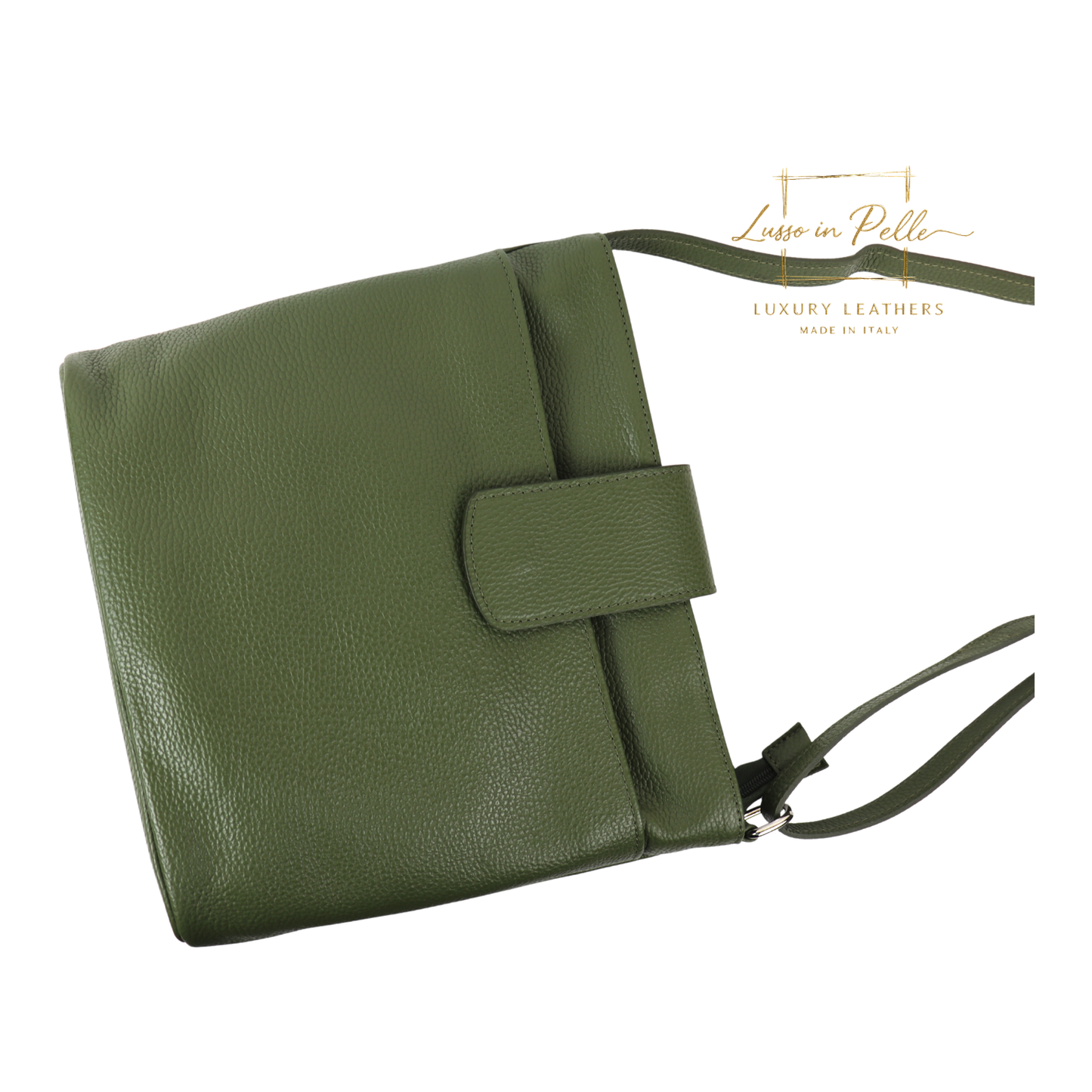 Italian Leather Shoulder/Crossbody Bag with Adjustable Straps
