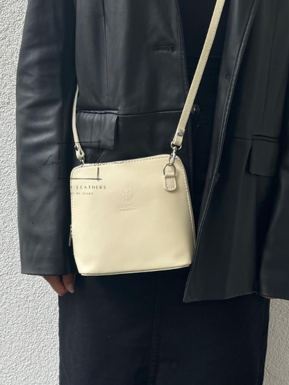 Ella Small Leather Crossbody Bag - Elegant Women's Handbag