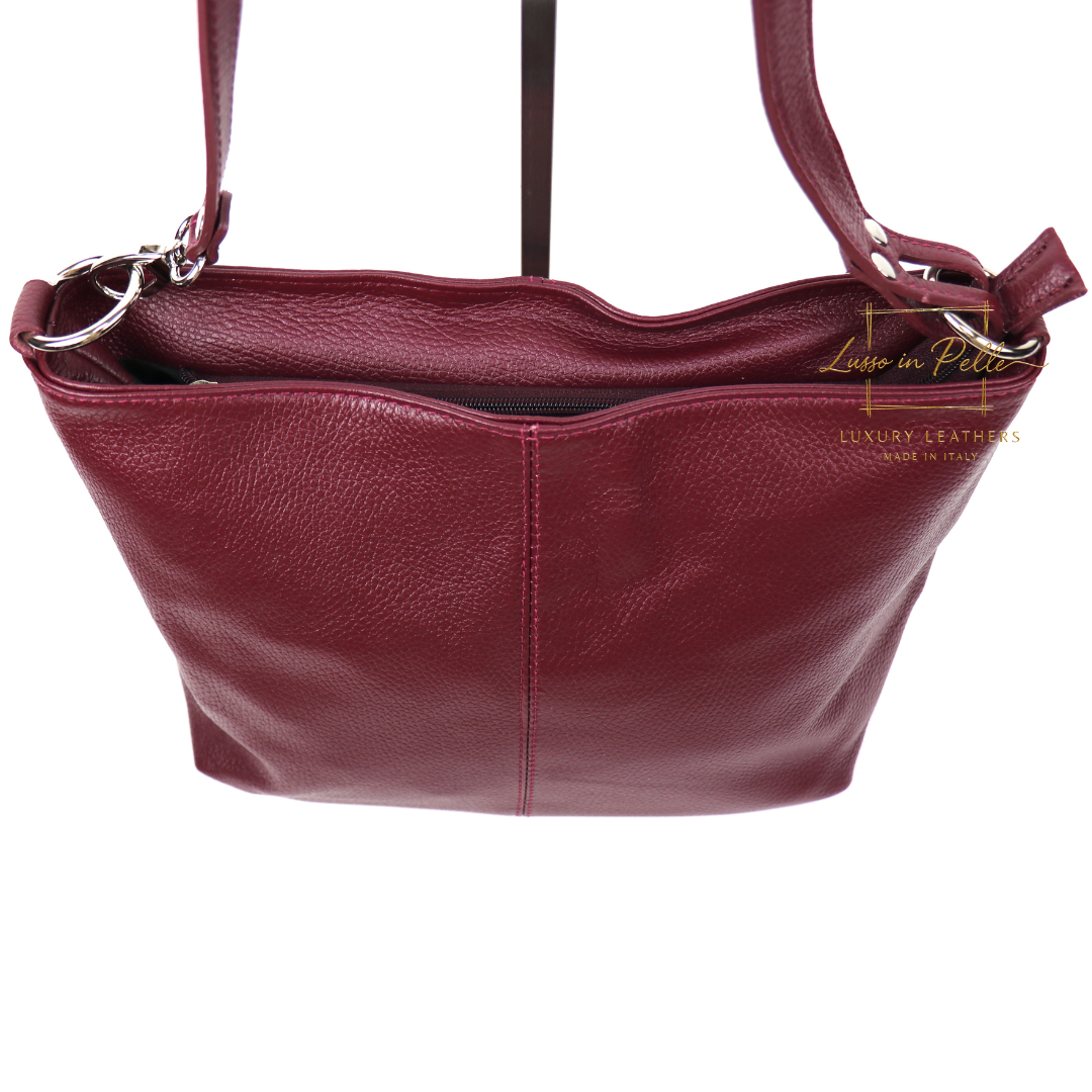 Luna Italian Leather Shoulder & Crossbody Bag