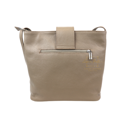 Italian Leather Shoulder/Crossbody Bag with Adjustable Straps