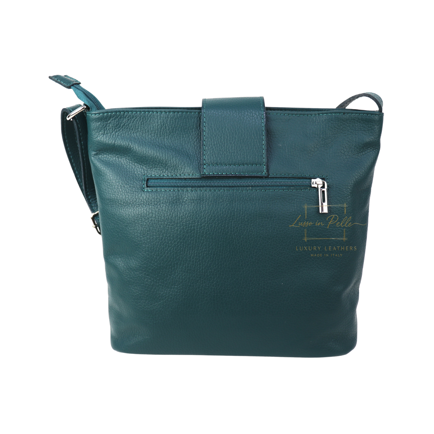 Italian Leather Shoulder/Crossbody Bag with Adjustable Straps