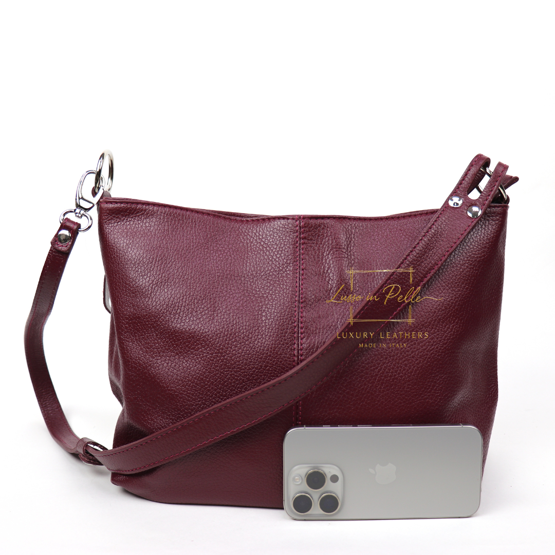 Luna Italian Leather Shoulder & Crossbody Bag