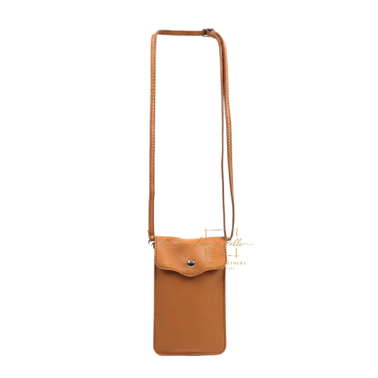 Minimalist Genuine Leather Crossbody Phone Bag