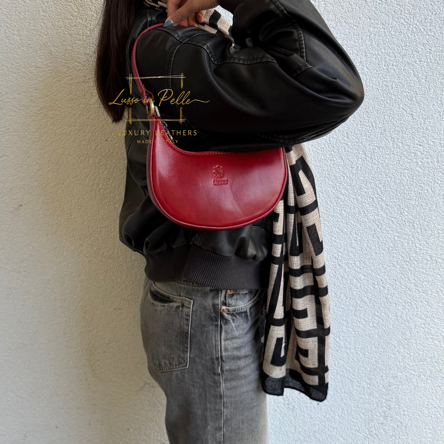 Small Structured Florence Shoulder Bag