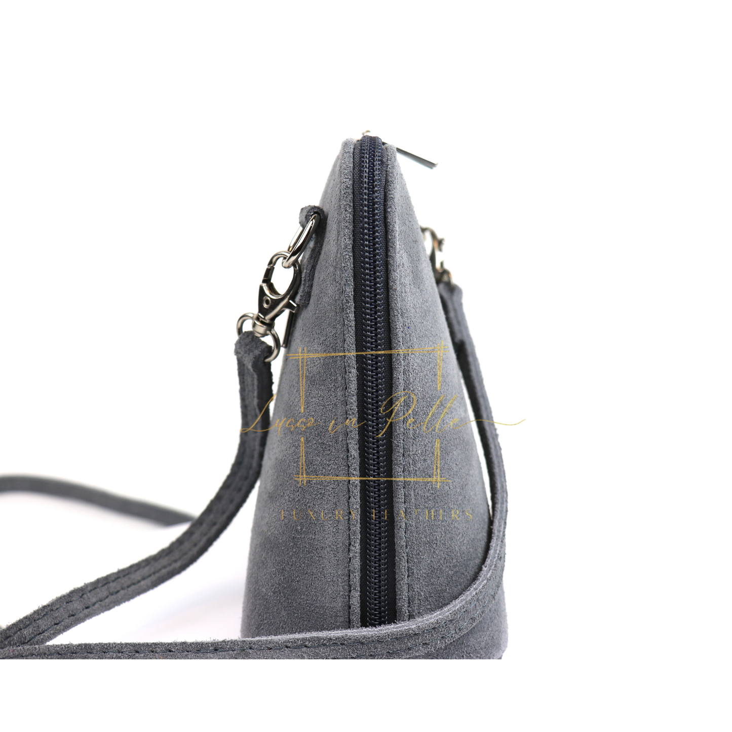 Ella Small Square Suede Crossbody Bag with Detachable Straps